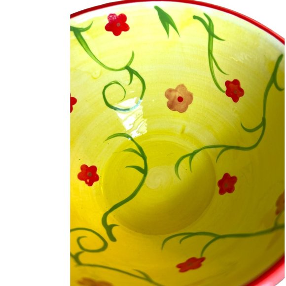 HTF! Kimberly Hodgen Cupcakes and Cartwheels Bowl & Plate Floral Scalloped READ - Picture 13 of 16